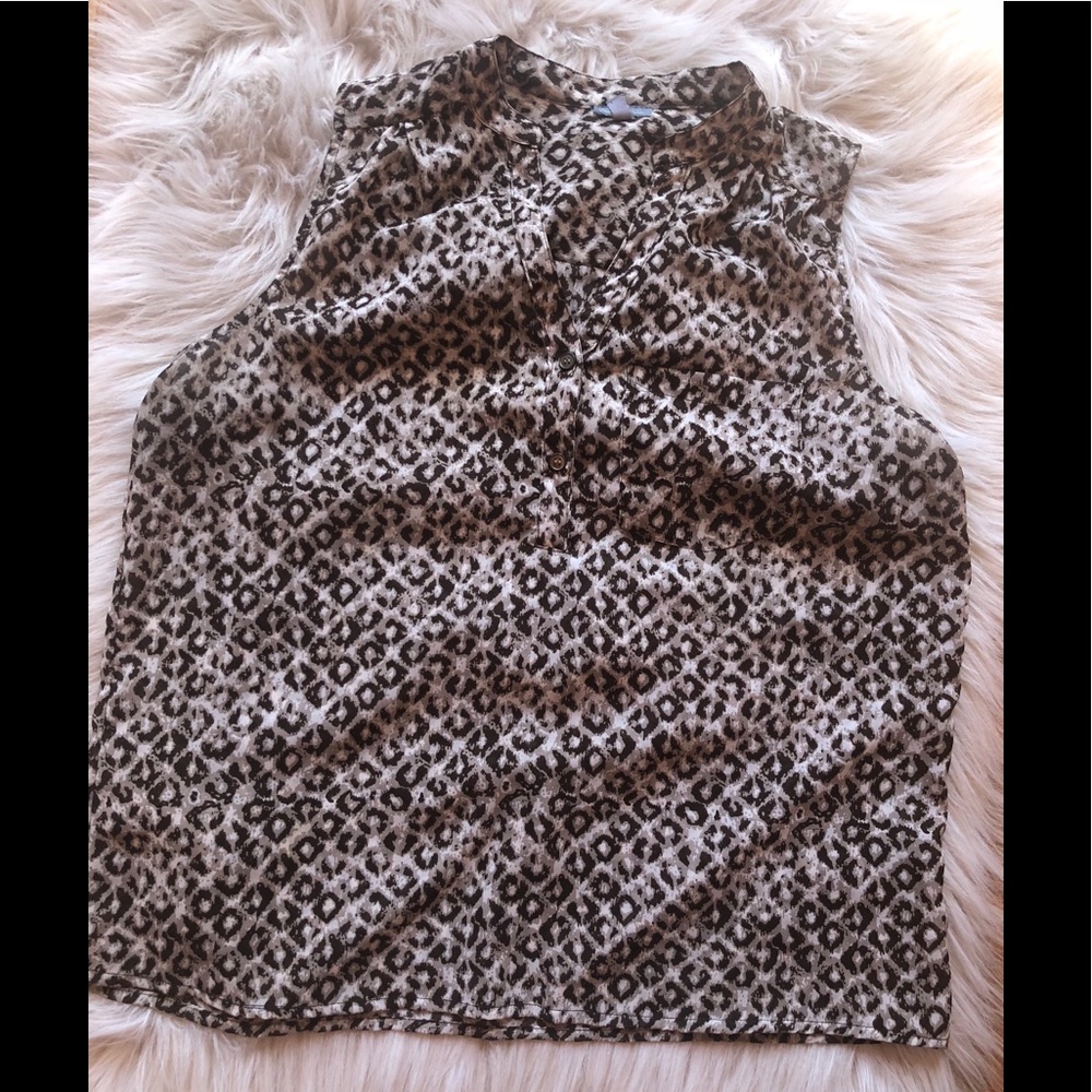 Charlotte Russe leopard print blouse